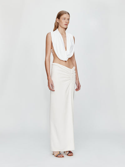 Interlock Jersey Drape Top