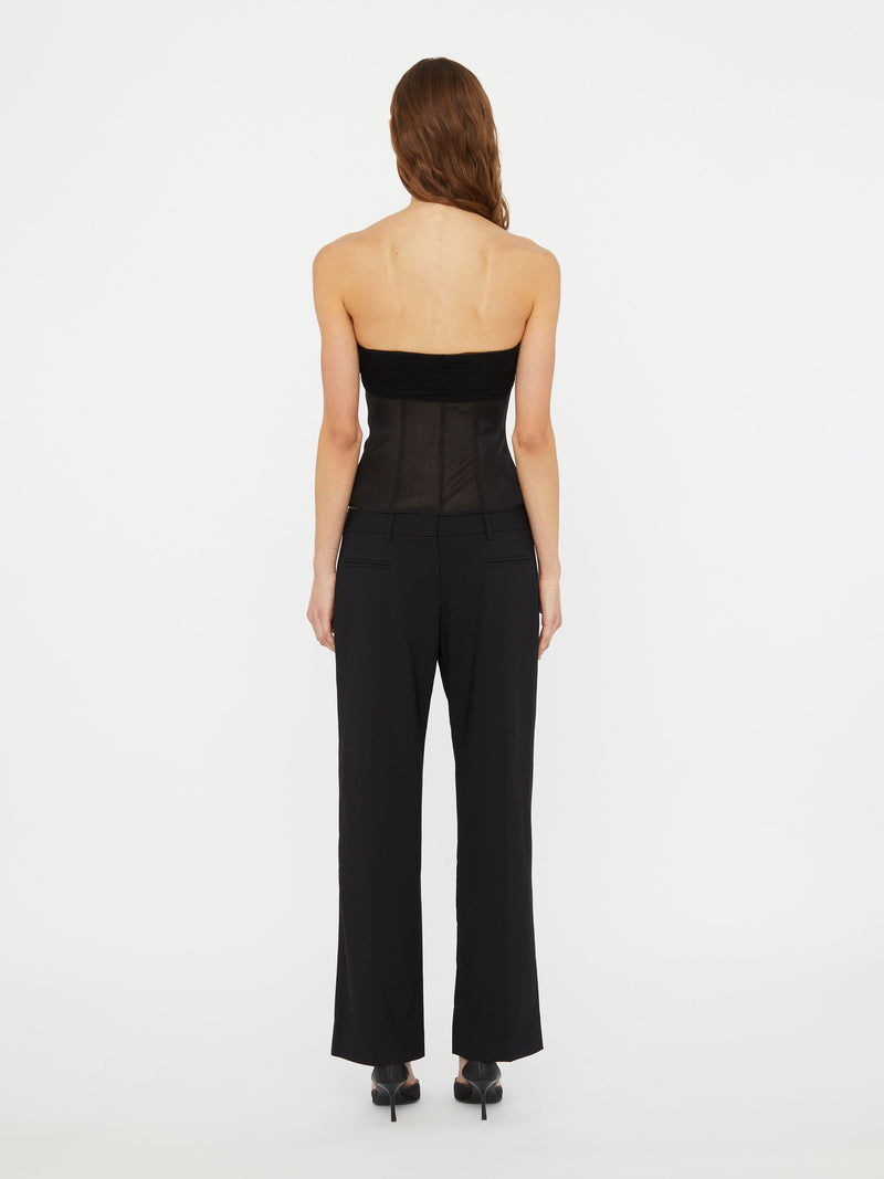 Tulle Overlay Corset - Image 5
