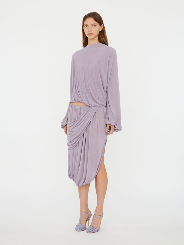 Looped Drape Sweater Top
