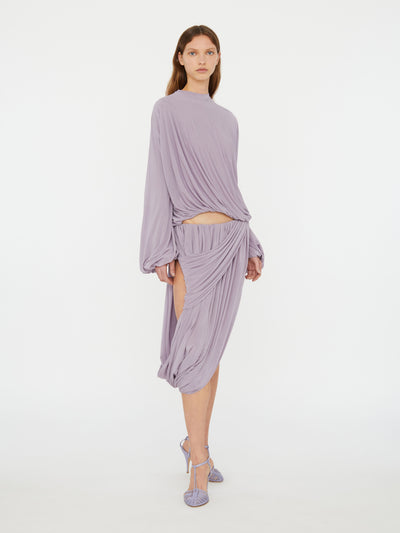 Looped Drape Sweater Top