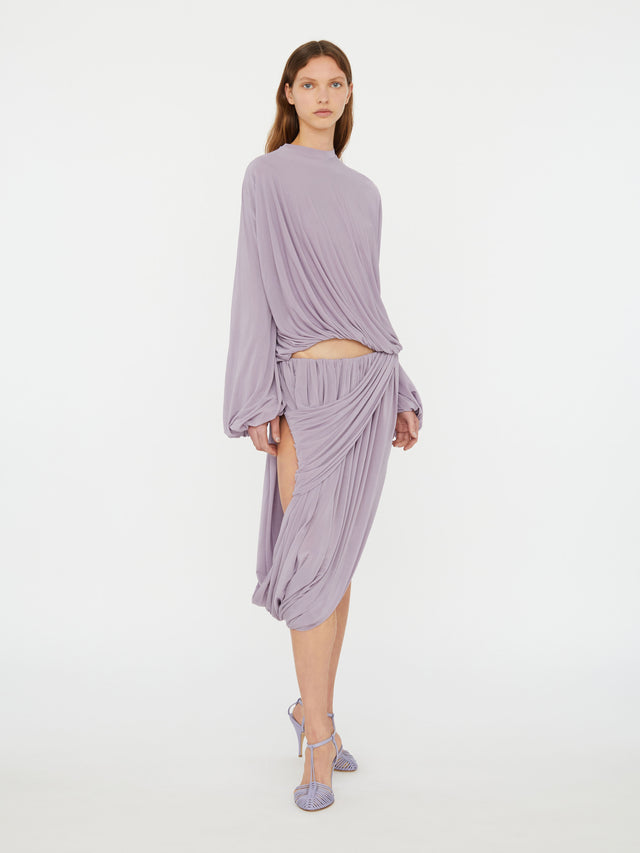 Swept Drape Skirt