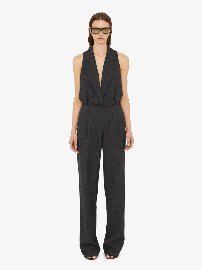 Facile Tailored Twill Bodysuit - Image 1
