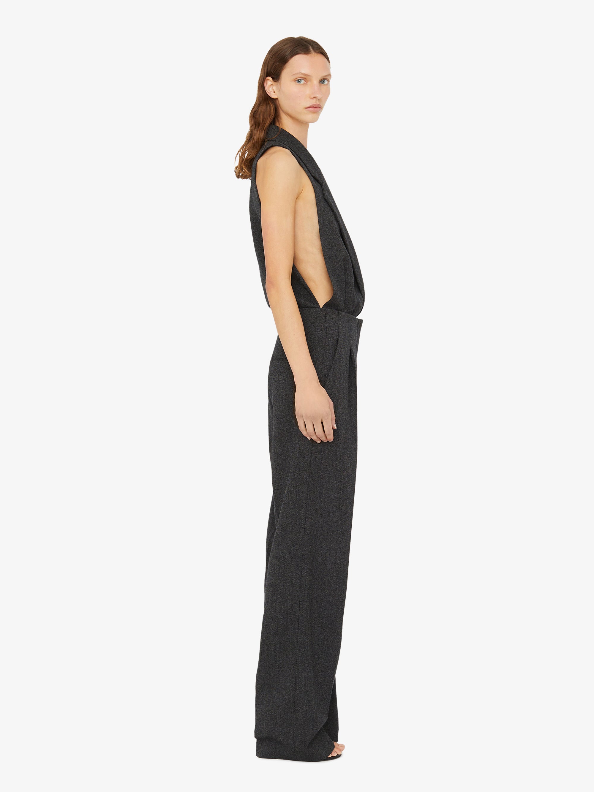 Facile Tailored Twill Bodysuit
