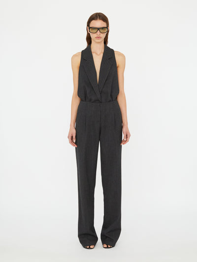 Facile Tailored Twill Bodysuit