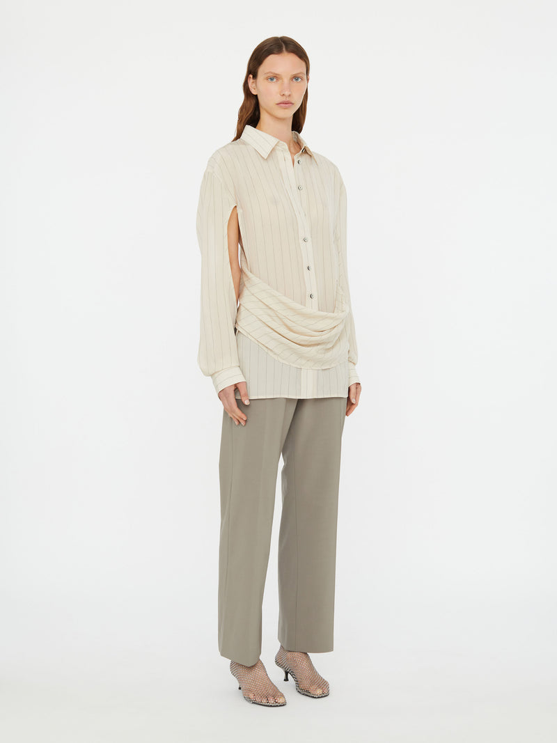 Crossover Drape Shirt - Image 5