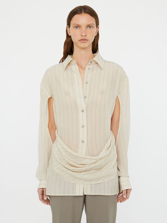 Crossover Drape Shirt