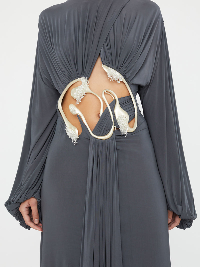 Sculptured Torso Sweater Dress - Image 3