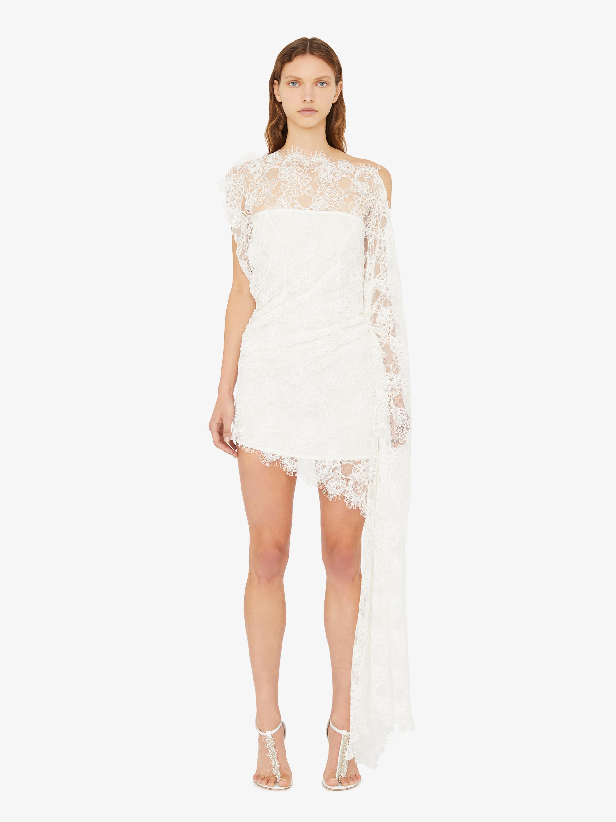Floating Lace Mini Dress