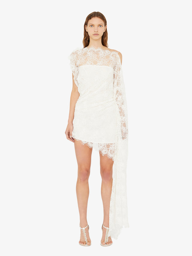 Floating Lace Mini Dress