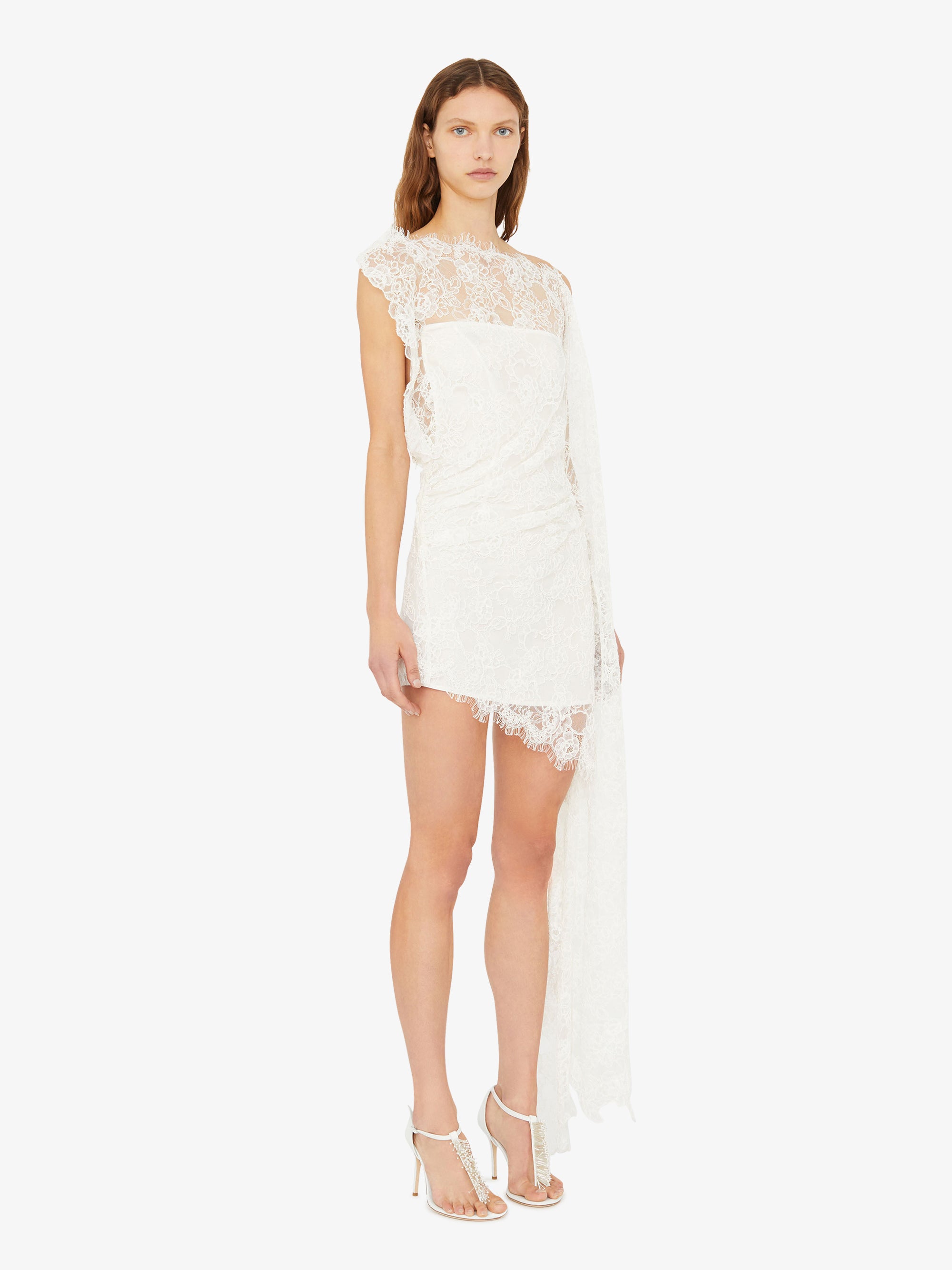 Floating Lace Mini Dress