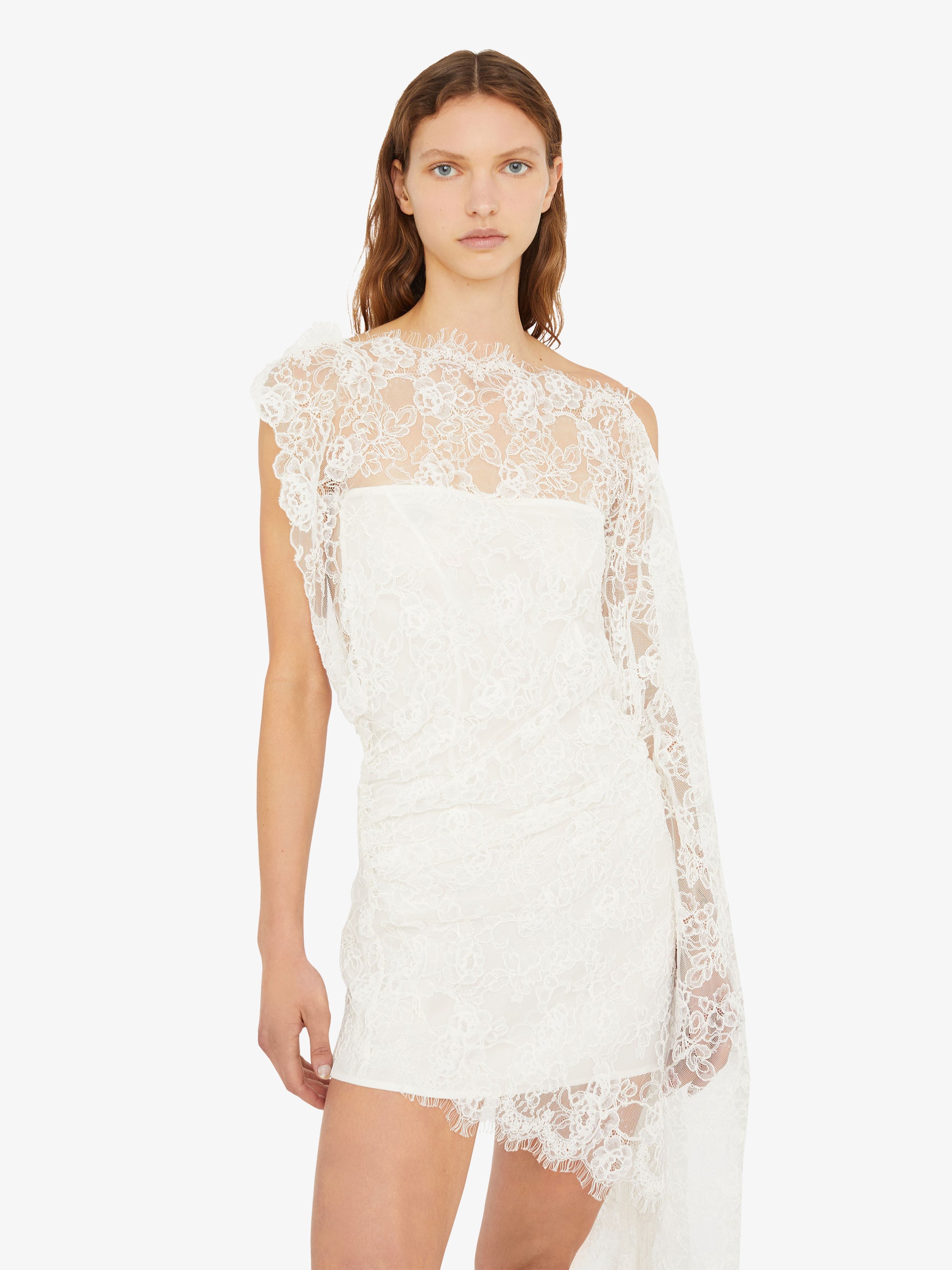 Floating Lace Mini Dress