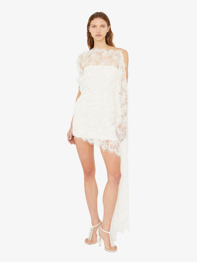 Floating Lace Mini Dress
