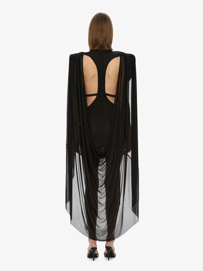 Torrent Draped Mini Dress