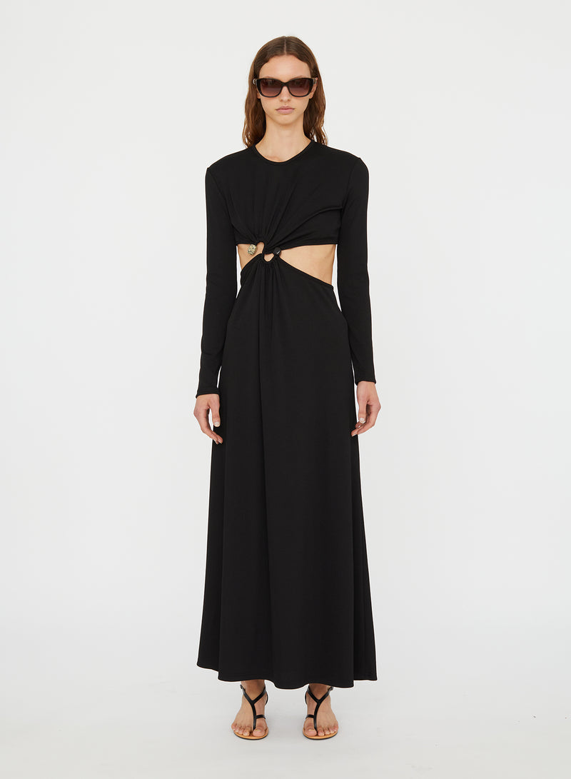 S-Buckle Long Sleeve Dress - Image 1