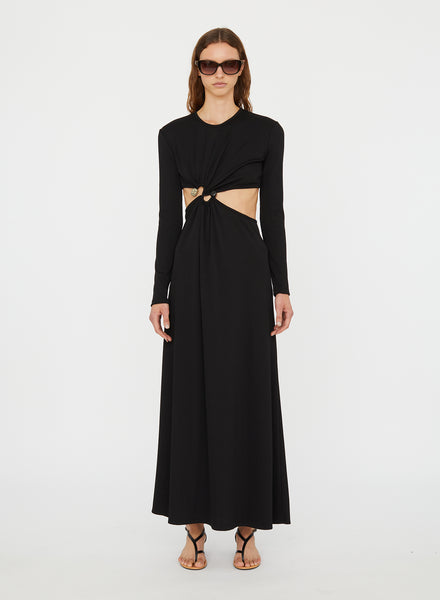 christopher esber s-buckle maxi dress Christopher Esber Twist-detail Maxi Dress
