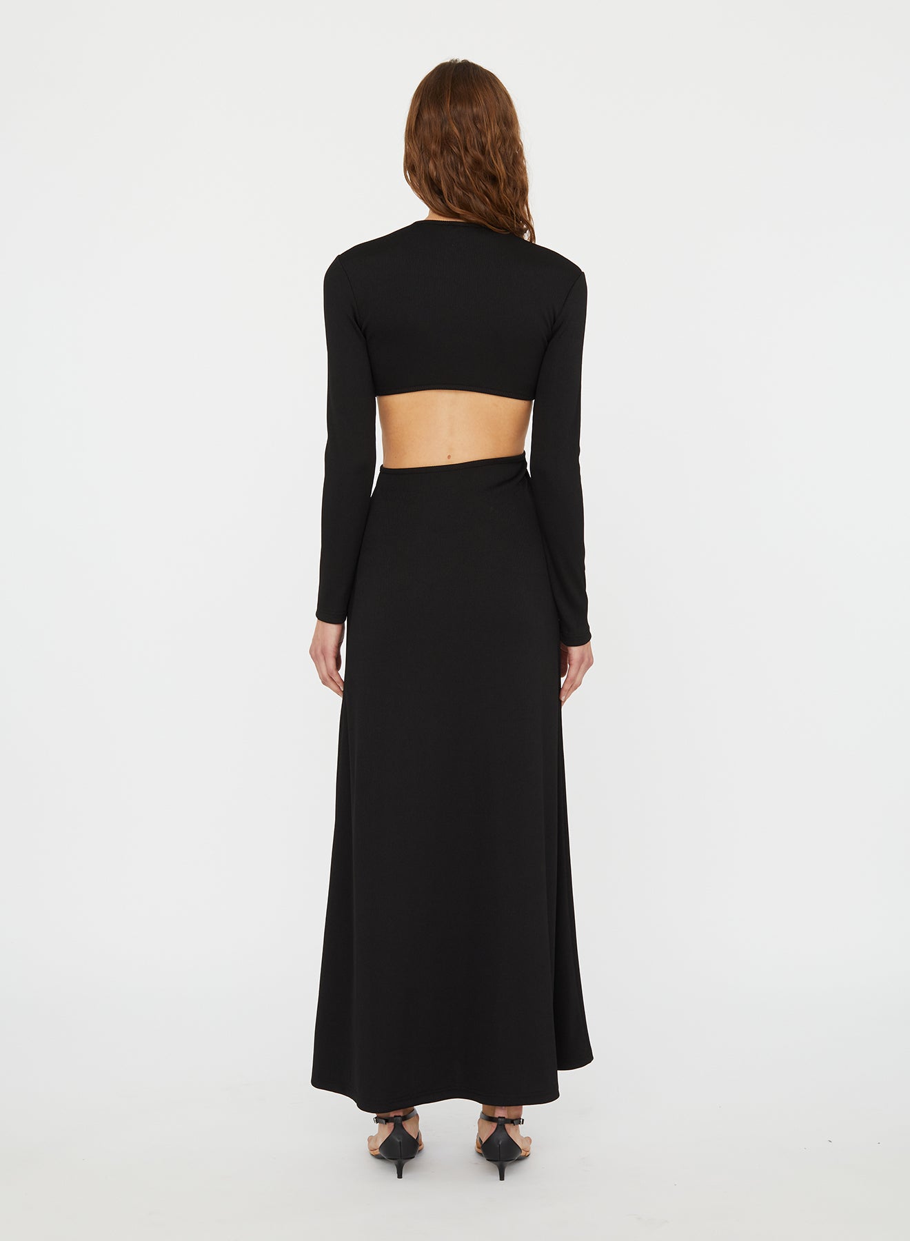 S-Buckle Long Sleeve Dress