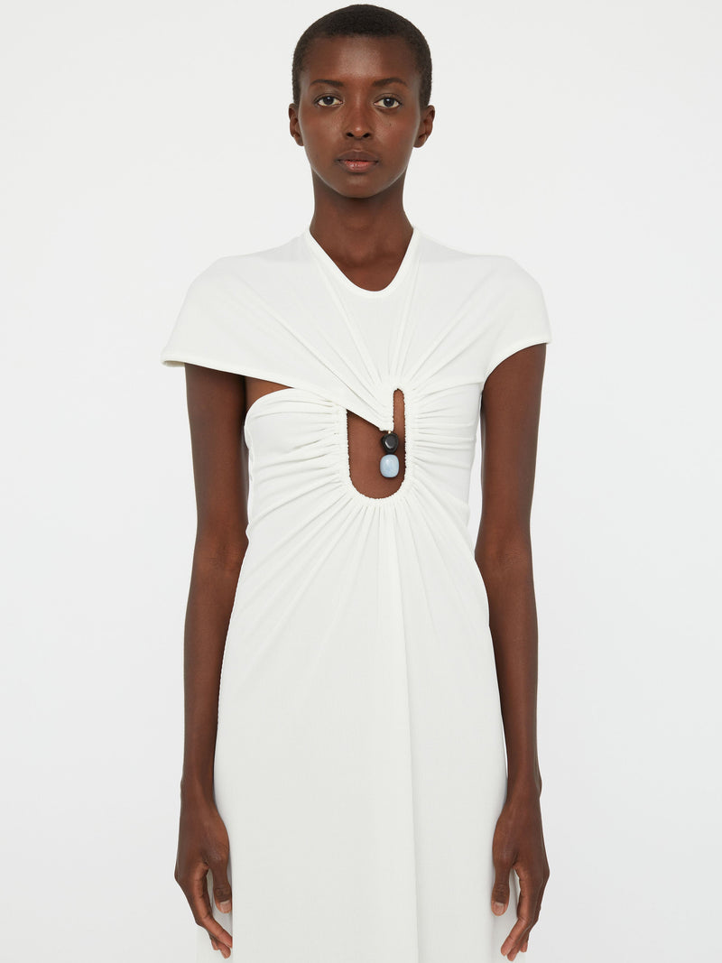 Helix Crystal Ribbed Tee Dress - Image 4