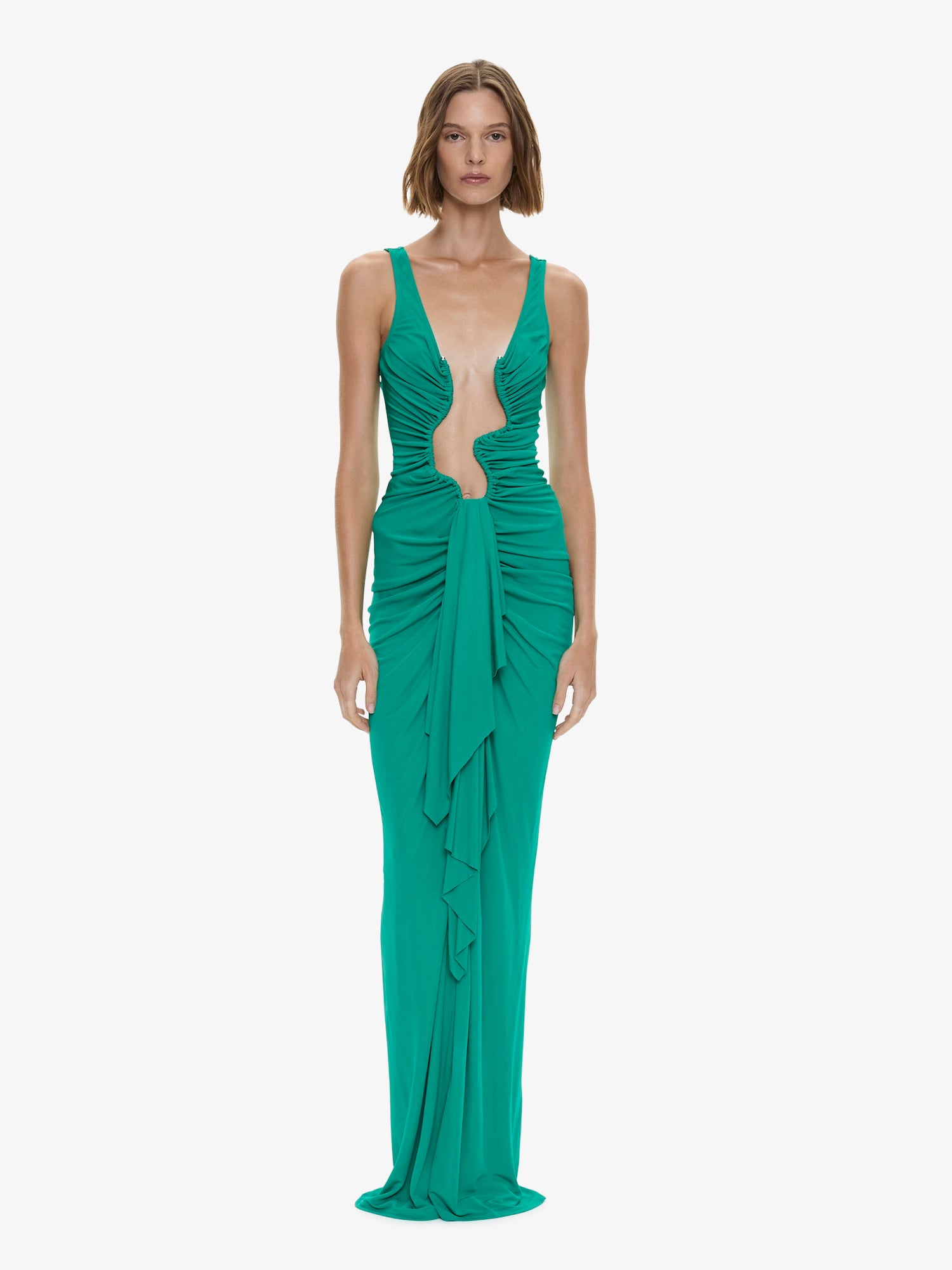 Salacia Jersey Drape Dress
