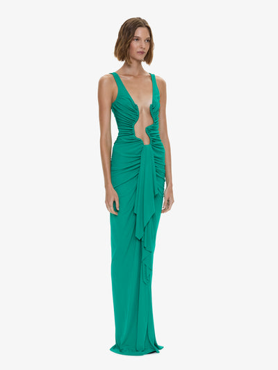 Salacia Jersey Drape Dress