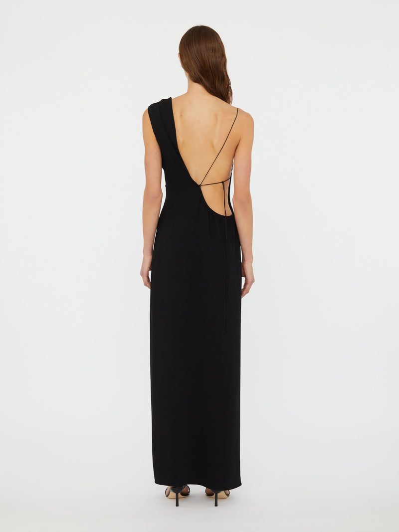 Crescent Cutaway Tie Dress - Image 4