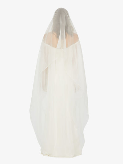 Vapour Overlay Silk Gown