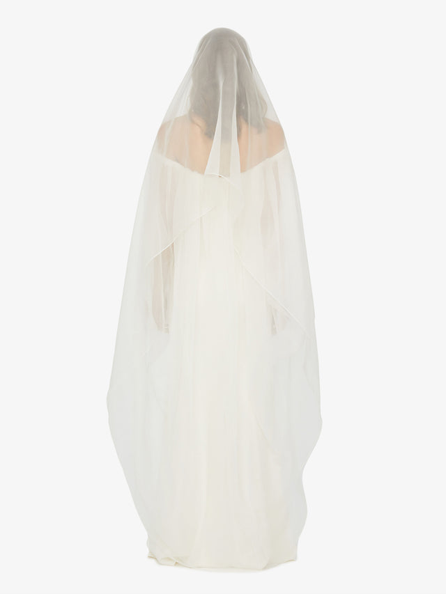 Vapour Overlay Silk Gown