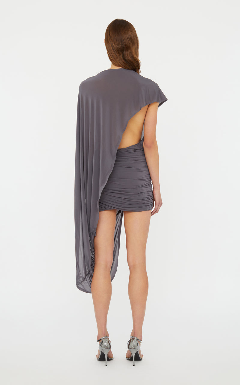 Sculptured Extended Loop Mini Dress - Image 5
