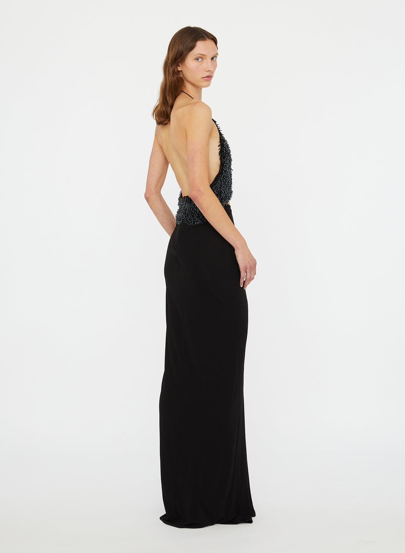 Tiered Thorn Beaded Disconnect Dress - Image 3