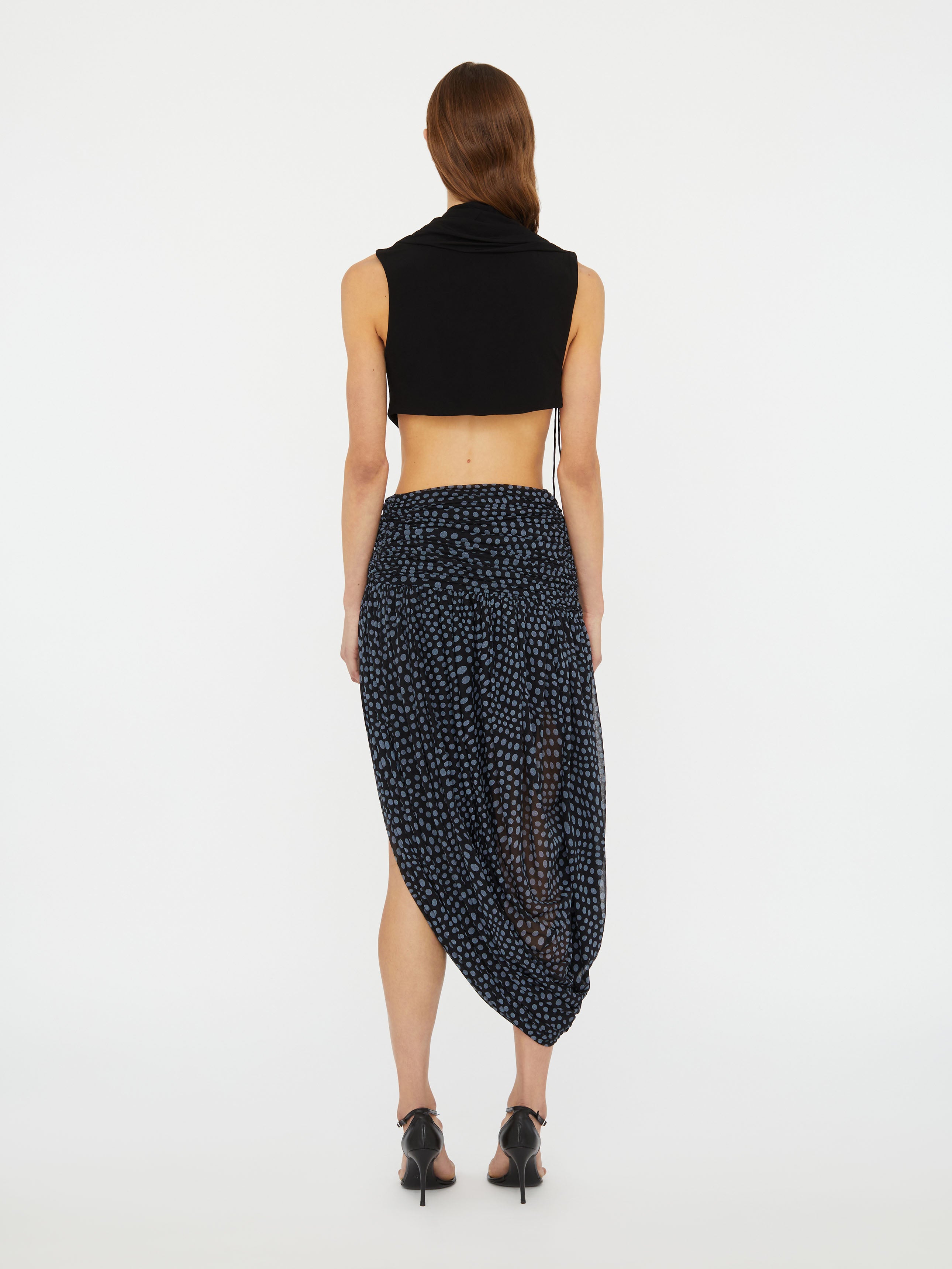 Gyre Draped Looped Skirt