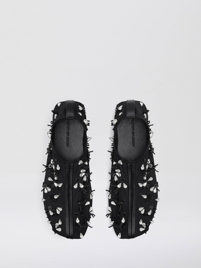 Frosted Beaded Mesh Flat - Image 4