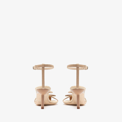 Doma Stoned Raffia Heel