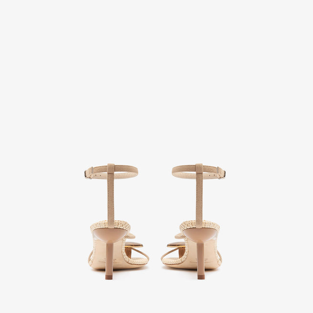 Doma Stoned Raffia Heel