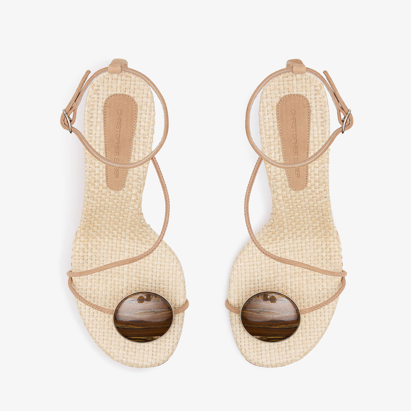 Doma Stoned Raffia Heel - Image 5