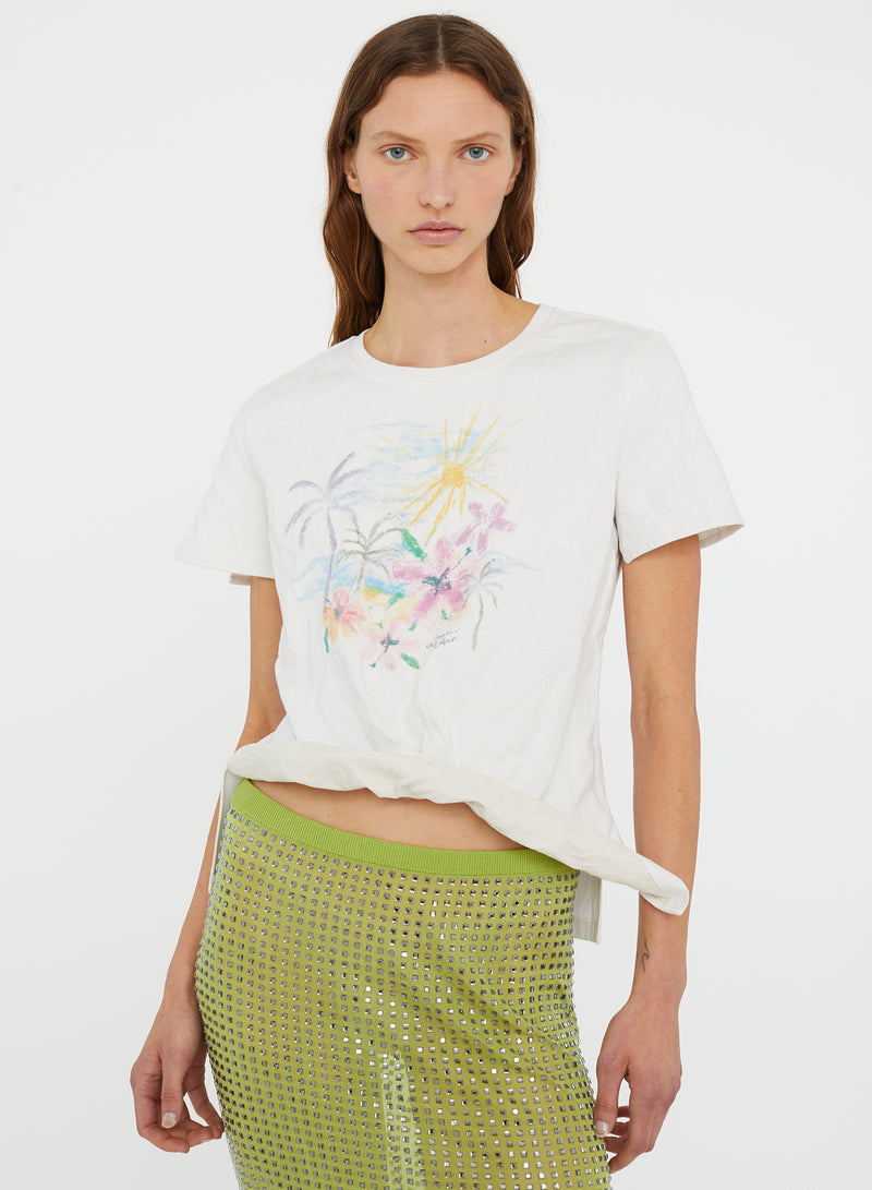 Hibiscus Crushed Tee - Image 1