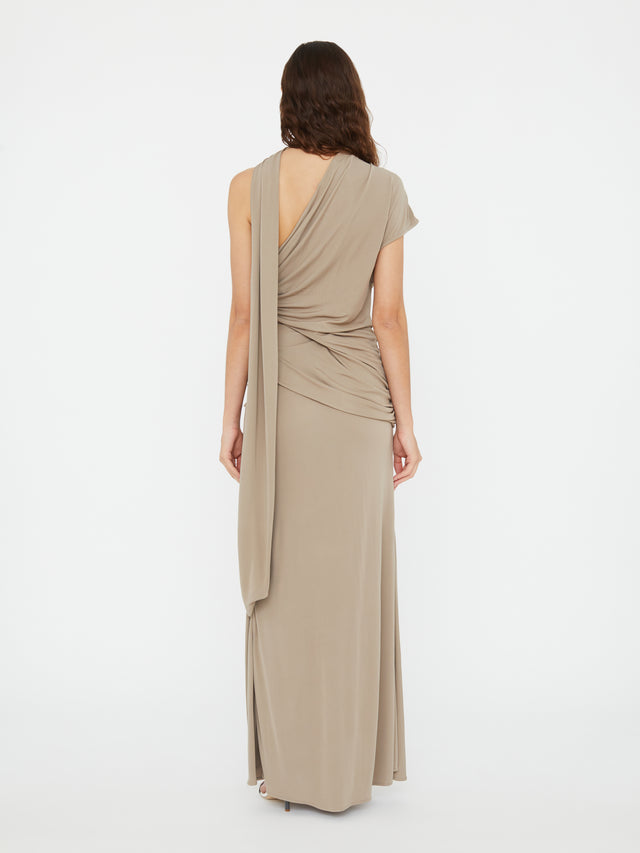 Aiba Draped Jersey Skirt