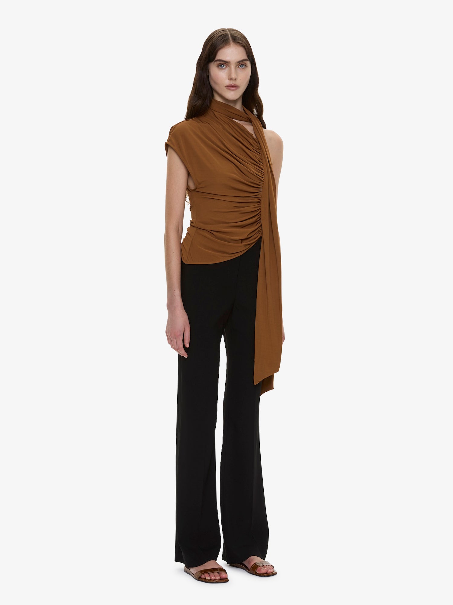 Vienna Jersey Scarf Top
