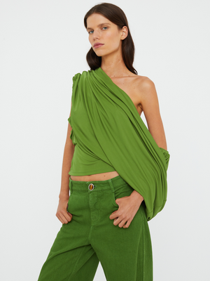Aiba Draped Jersey Tee