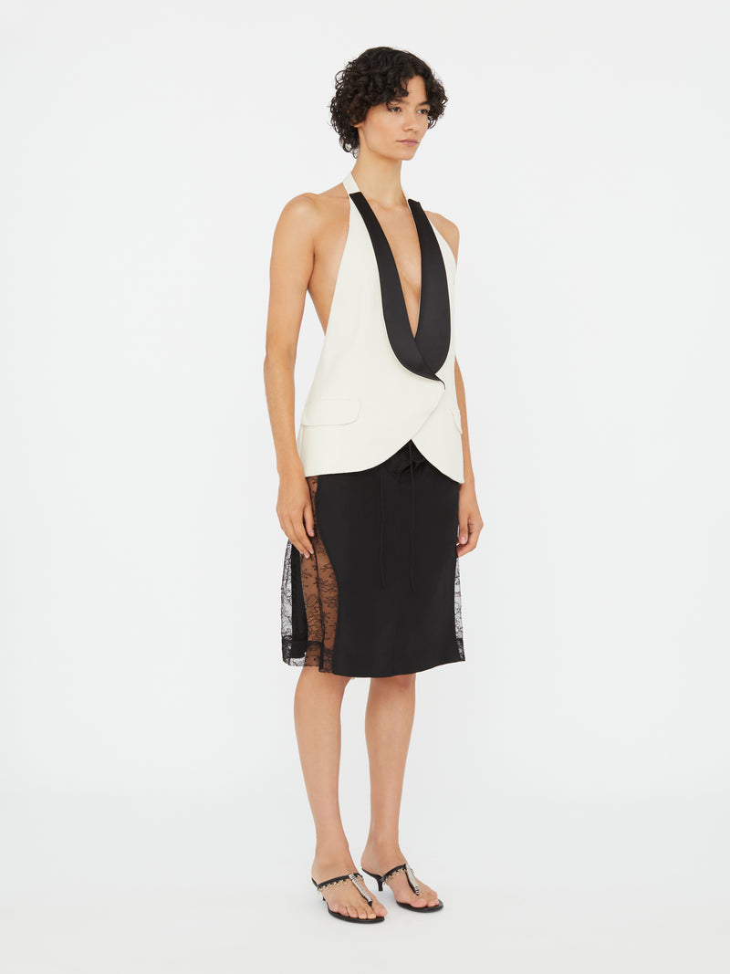 Tuxedo Contrast Silk Vest - Image 3