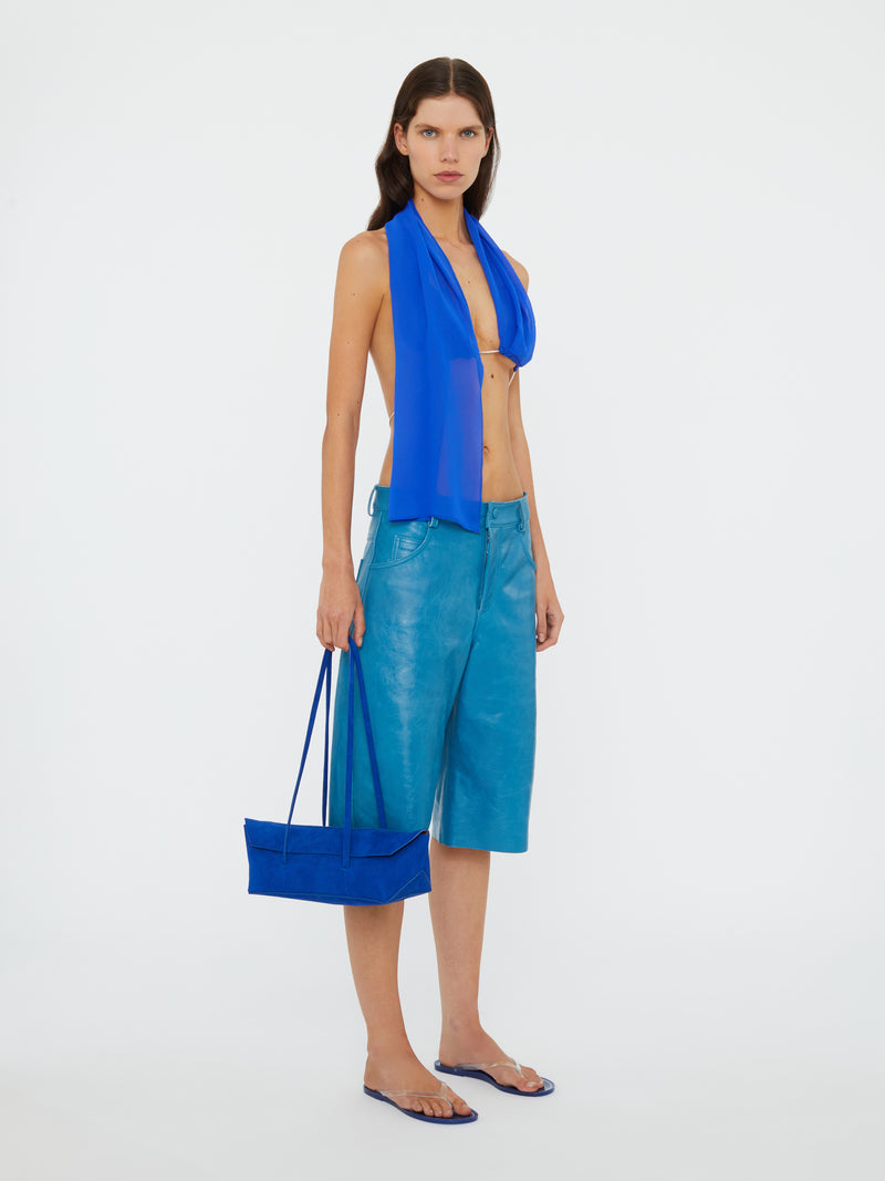 Silk Scarf Chain Bra Top - Image 3