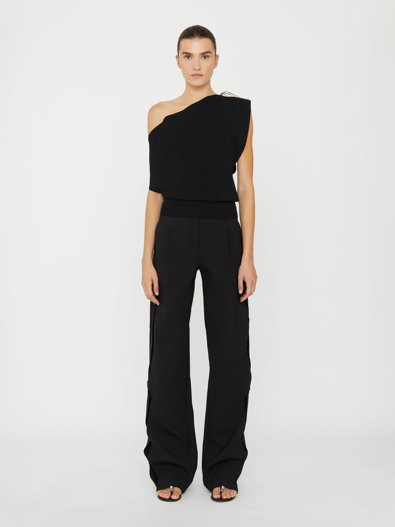 Encased Nature Resin Knit Shoulder Top - Image 3