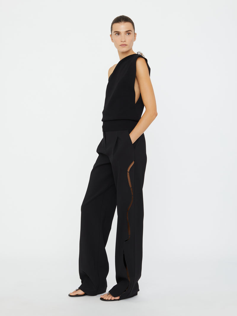 Encased Nature Resin Knit Shoulder Top - Image 4