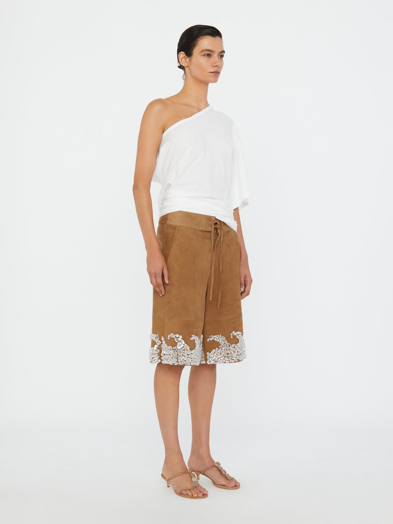 One Shoulder Draped Tee - Image 3