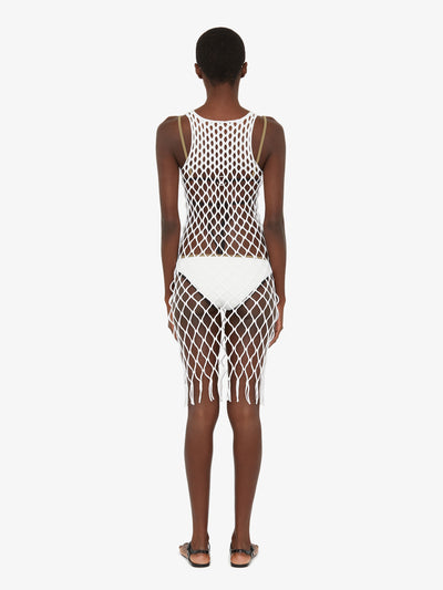 Knitted Mesh Tank Dress