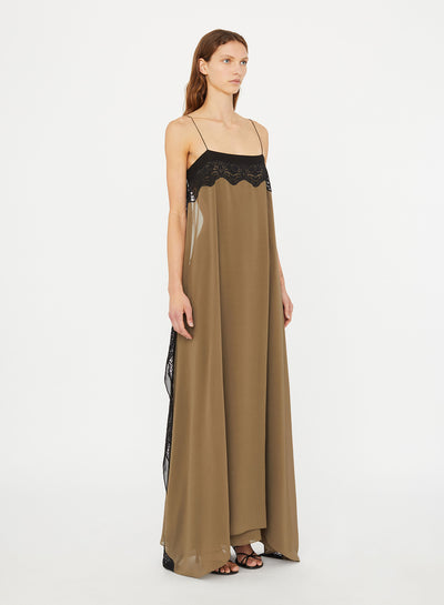 Verve Lace Floating Silk Dress
