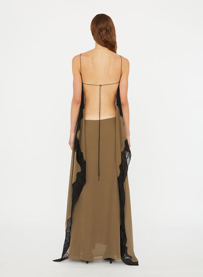 Verve Lace Floating Silk Dress