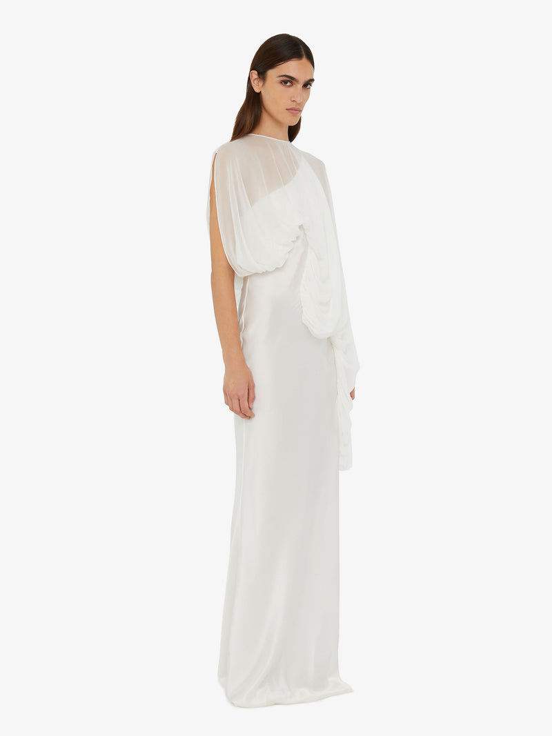 Cumulus Draped Sleeve Dress - Image 2