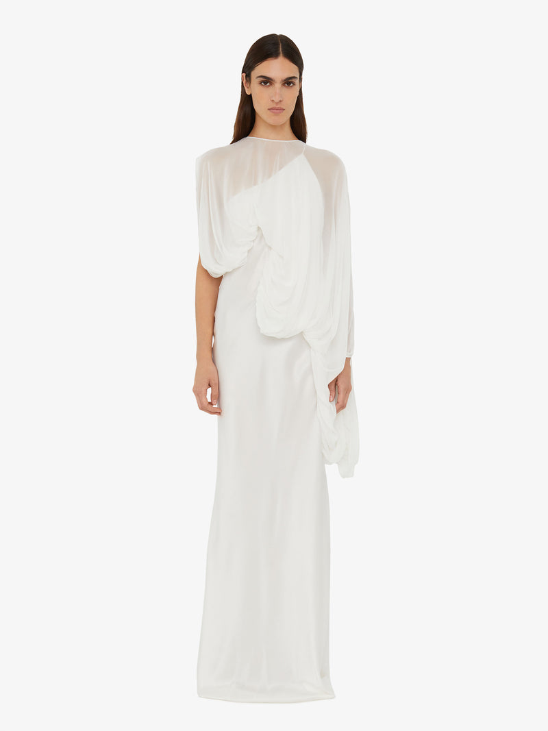 Cumulus Draped Sleeve Dress - Image 3