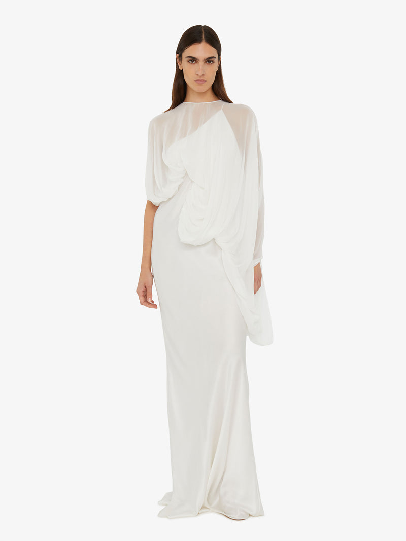 Cumulus Draped Sleeve Dress - Image 1