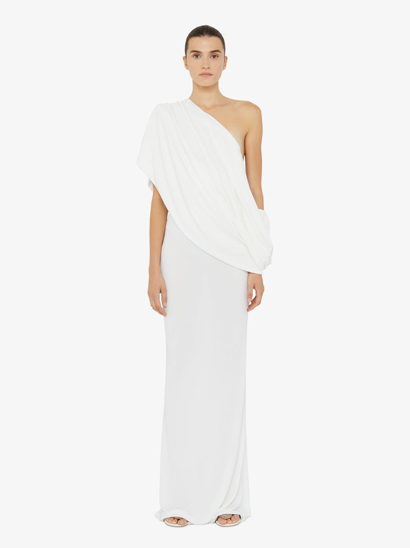 Aiba Draped Jersey Tee Dress - Image 1