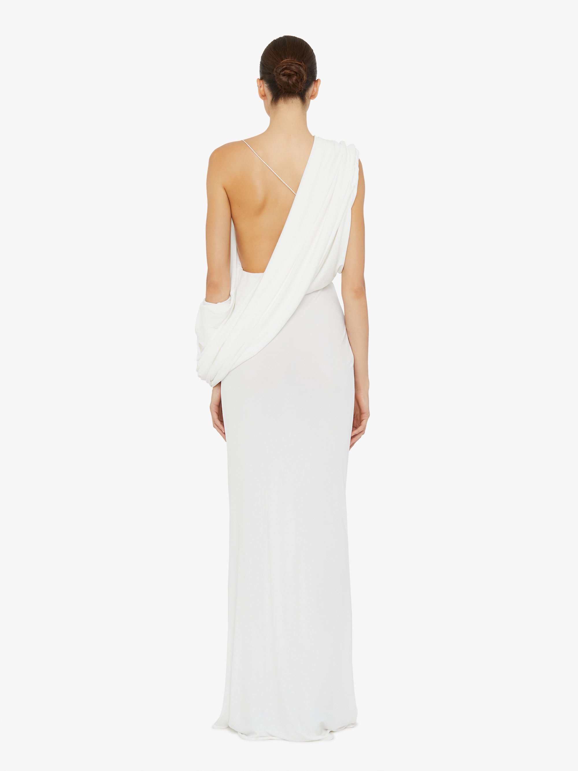 Aiba Draped Jersey Tee Dress